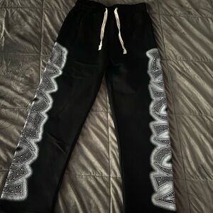 Mixed Emotion Rhinestone sweatpants
